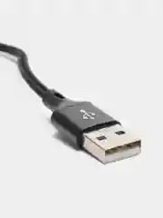 Черный кабель Olmio Basic lightning для iPhone (Айфон), c быстрой зарядкой, 1,2 м