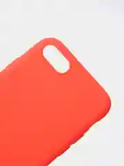 Красный чехол силиконовый матовый для iPhone 7 Plus, 8 плюс 6, 6s, 7, 8, SE 2020