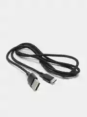 Черный кабель c быстрой зарядкой Olmio Basic Type-C, 1,2 м, 2,1 A