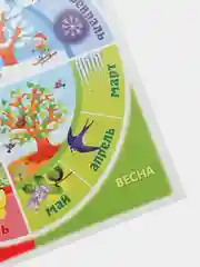 Игра обучающая, А5, "Изучаем календарь", "Изучаем время суток", для детей старше 3 лет