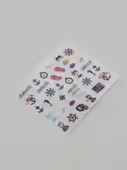 Лазурный водные наклейки для дизайна ногтей