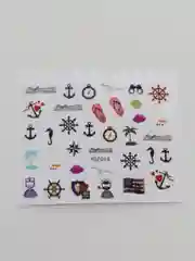 Лазурный водные наклейки для дизайна ногтей