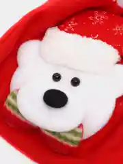 Алый новогодний мешочек для подарков, новогодняя сумка для подарков, новогодняя упаковка