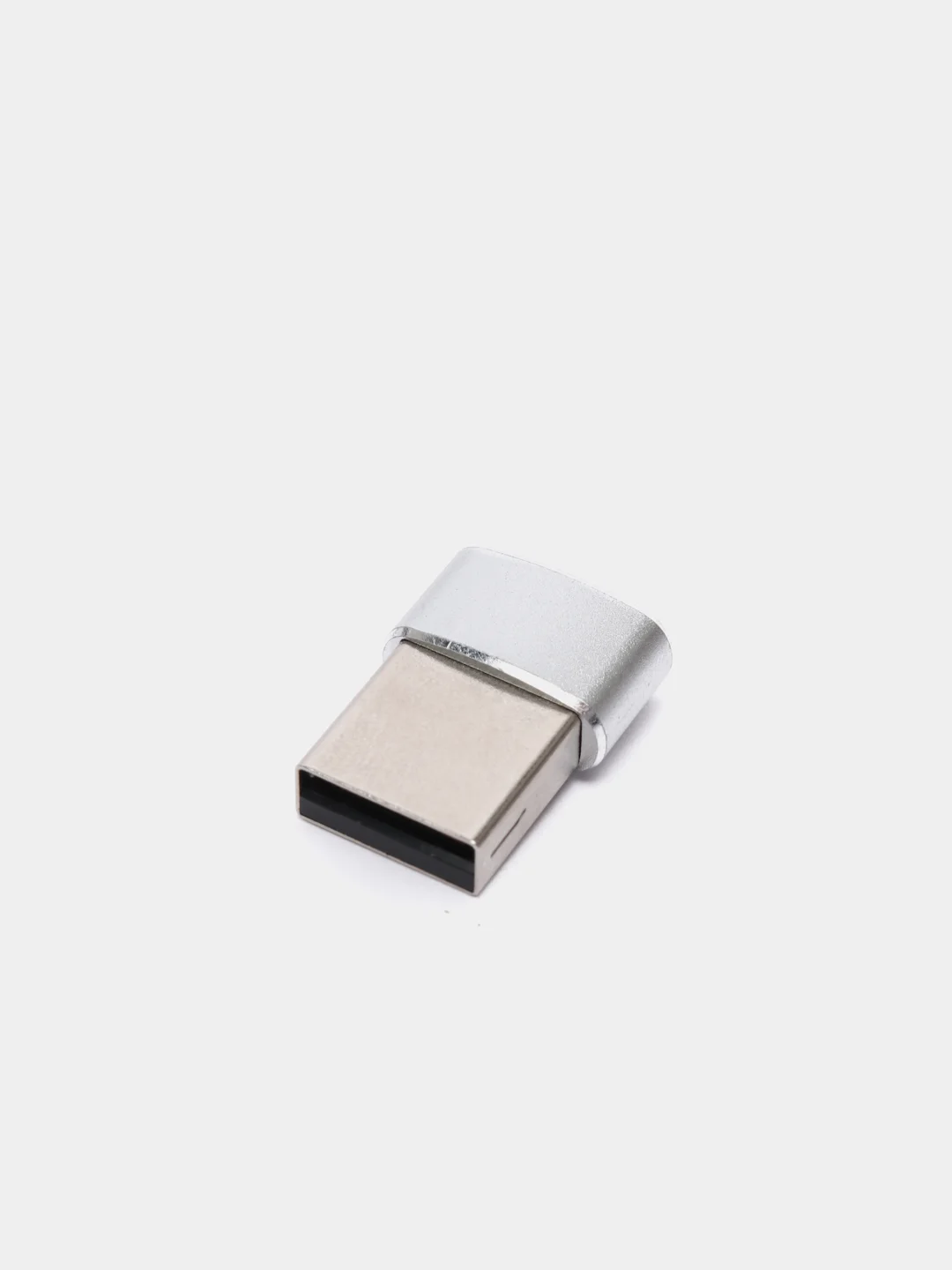 Серебряный адаптер с USB на USB Type-C
