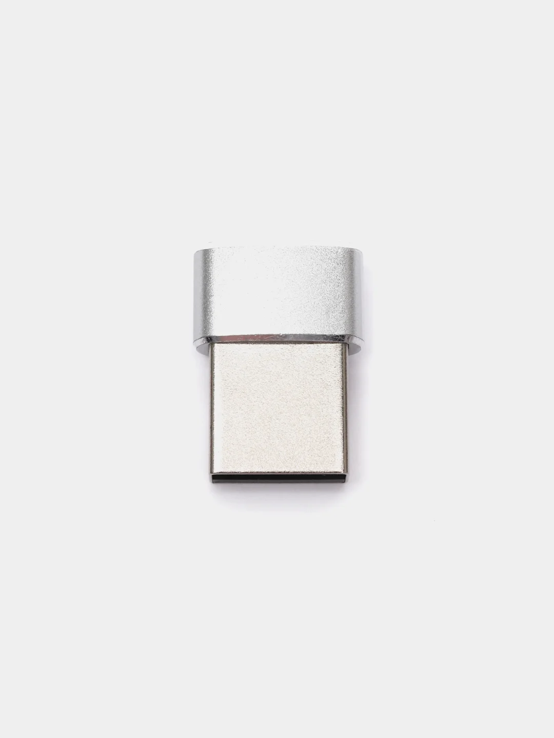 Серебряный адаптер с USB на USB Type-C