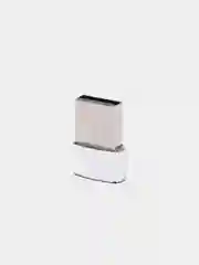 Серебряный адаптер с USB на USB Type-C