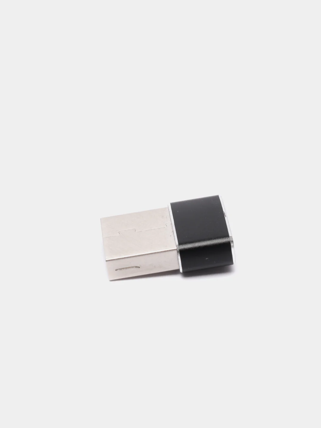 Черный адаптер с USB на USB Type-C