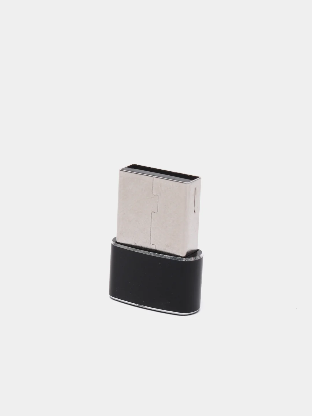Черный адаптер с USB на USB Type-C