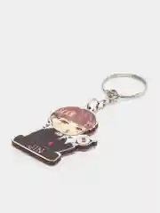 Белый брелок на рюкзак "BTS"