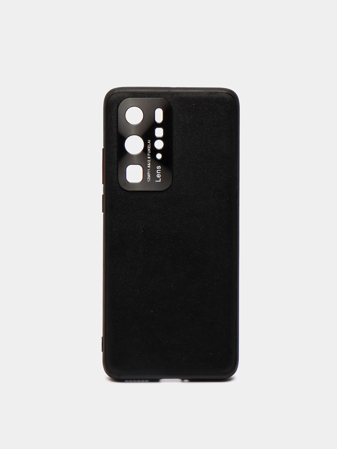 Черный чехол на Huawei P40 Pro из эко кожи, mobios