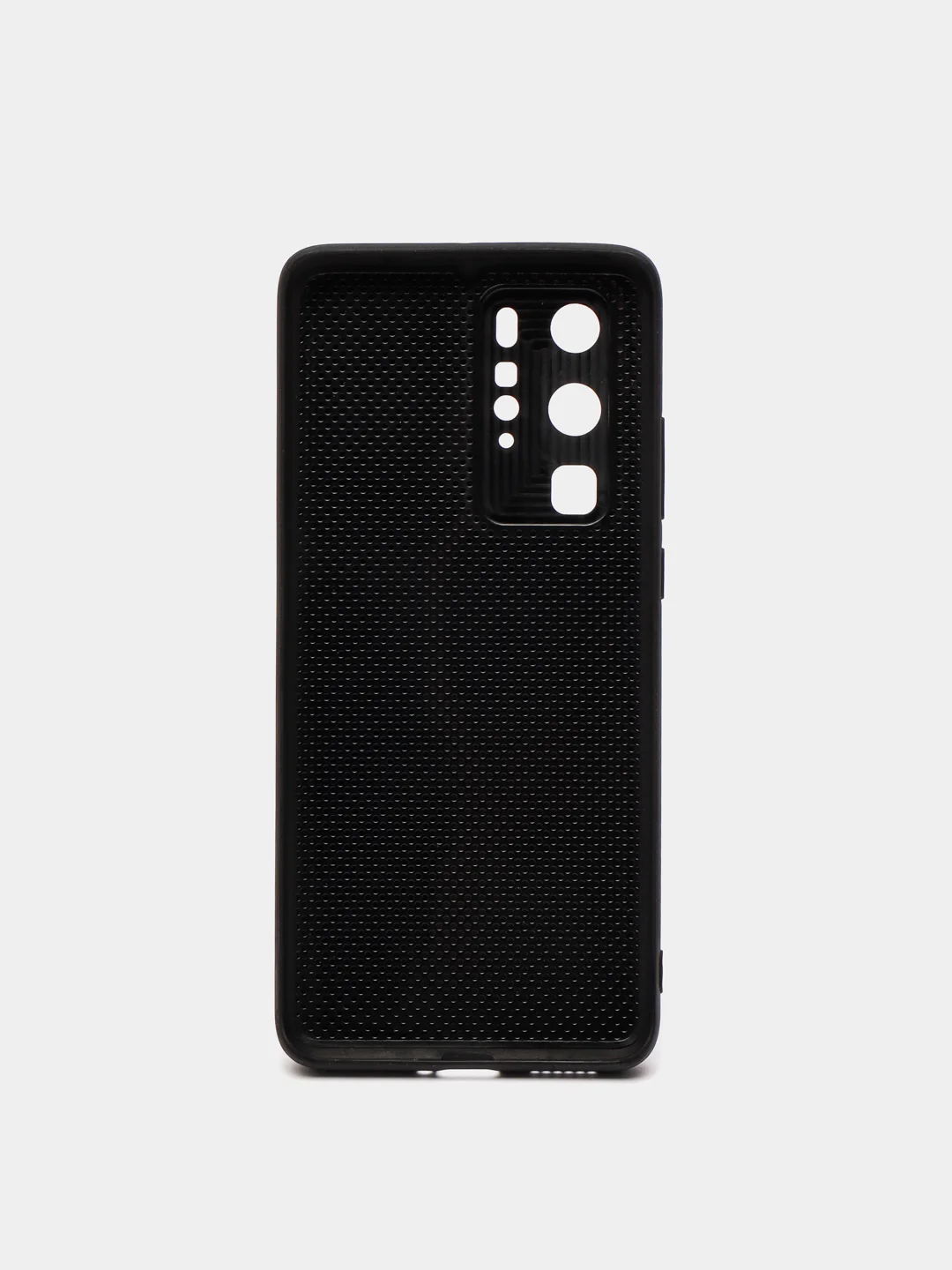Черный чехол на Huawei P40 Pro из эко кожи, mobios