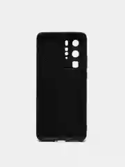 Черный чехол на Huawei P40 Pro из эко кожи, mobios