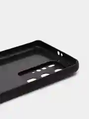 Черный чехол на Huawei P40 Pro из эко кожи, mobios