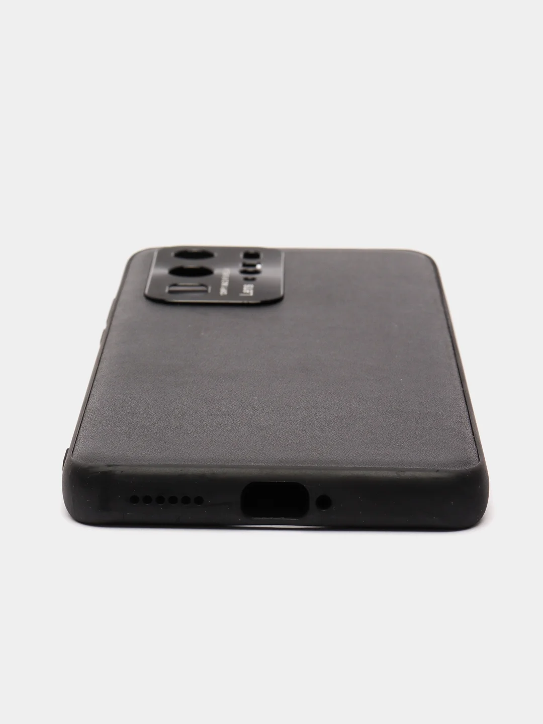 Черный чехол на Huawei P40 Pro из эко кожи, mobios