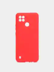 Красный чехол для Realme 8, 8 Pro, C21, C21Y, C20, C11 2021, силикон 1,5 мм