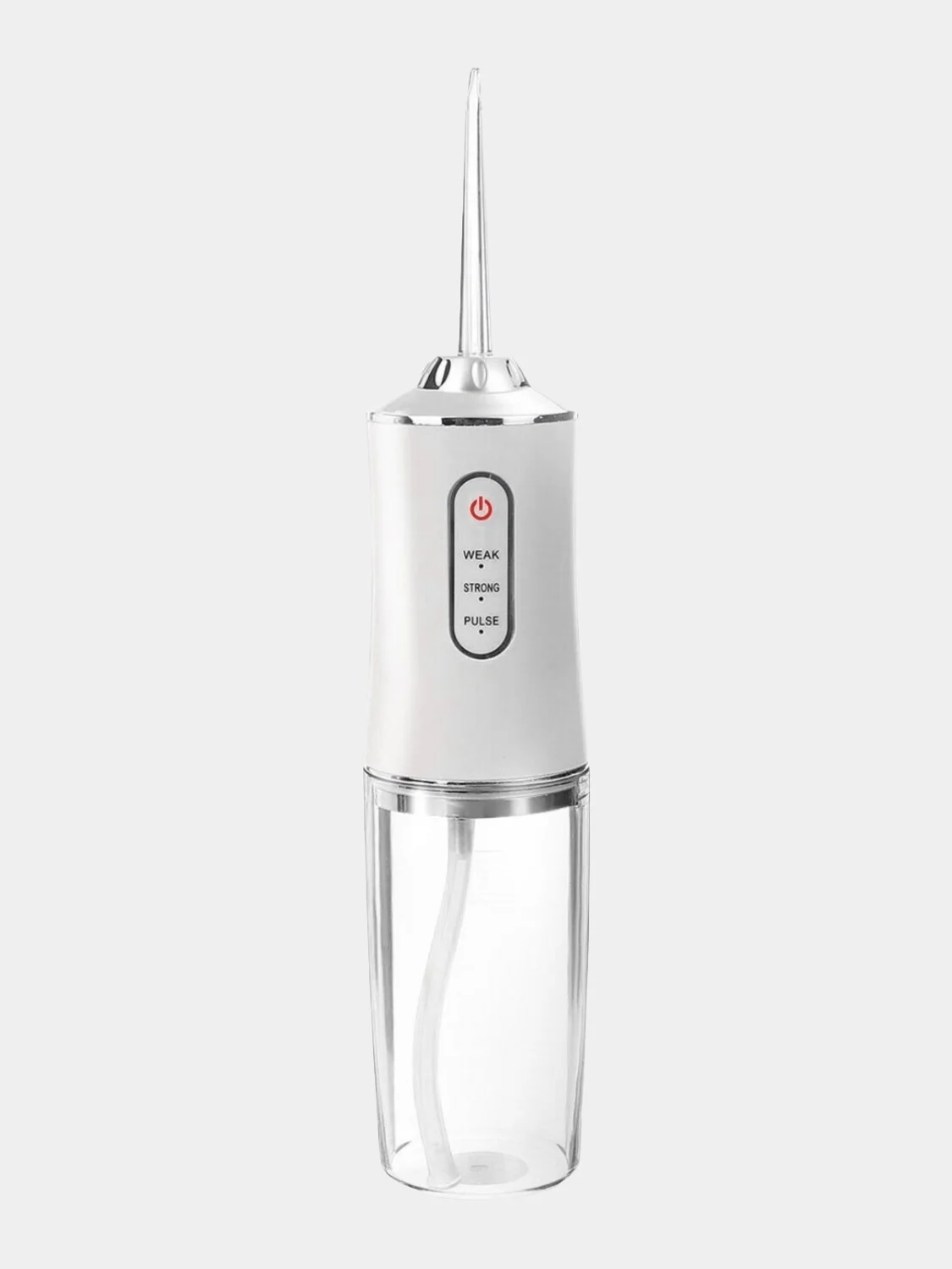 Белый ирригатор портативный для полости рта Oral Irrigator, беспроводной, с USB + 4 насадки