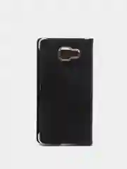 Черный чехол-книга Samsung/Самсунг А5(А500)/А3 2016(А310)/а5 2016(А510)/а7 2016(А710)g355 с окном