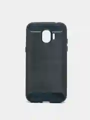 Темно-синий силиконовый усиленный чехол Samsung j2 18(j250)/ джей 2 18