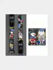 Пурпурный силиконовый ремешок с принтом для Xiaomi Mi Band 7 / 3 / 4 / 5 / 6
