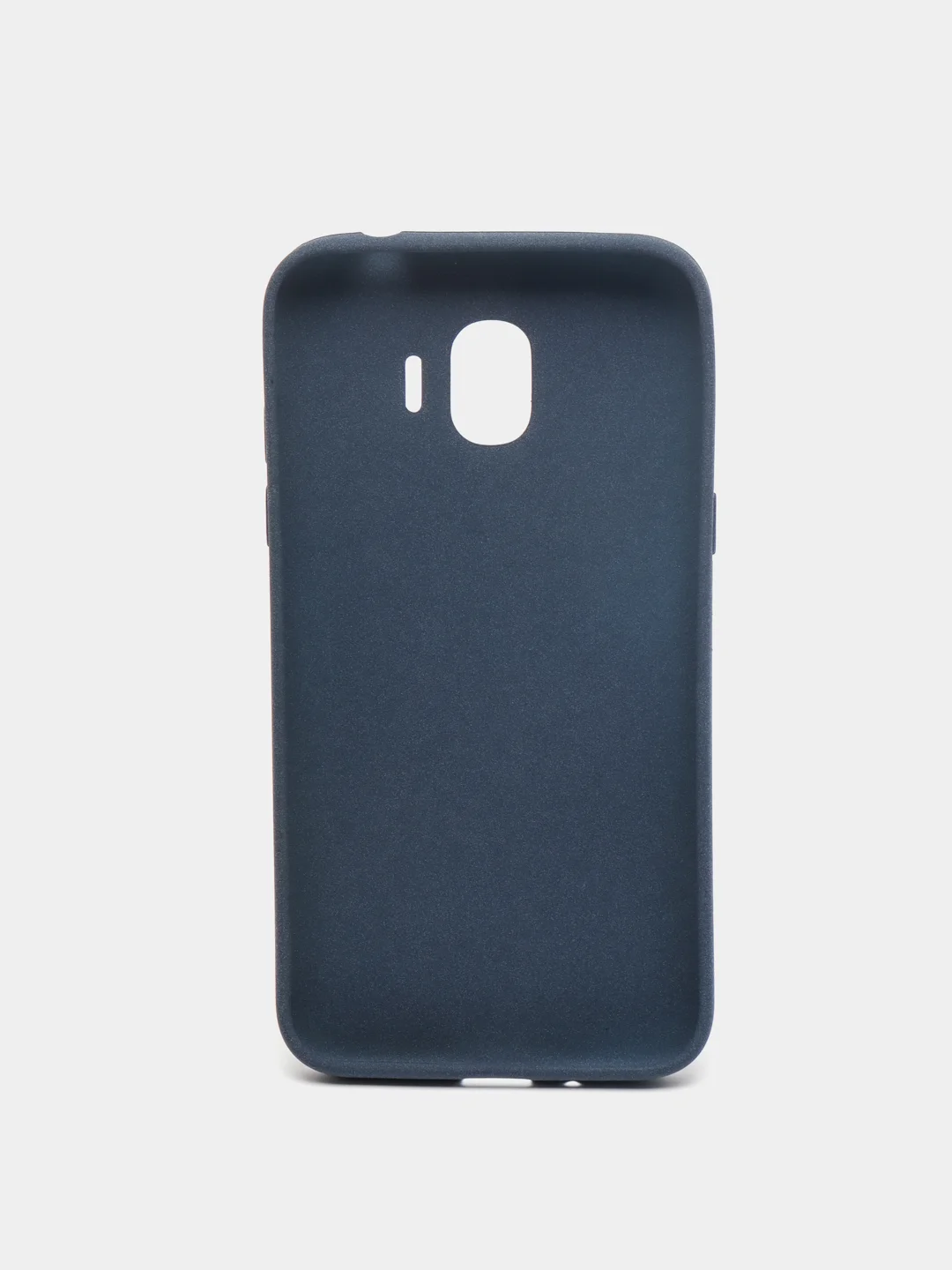 Синий меланж силиконовый матовый чехол для Samsung J2 18