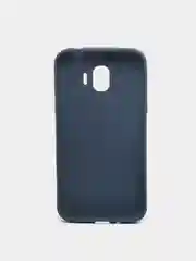 Синий меланж силиконовый матовый чехол для Samsung J2 18