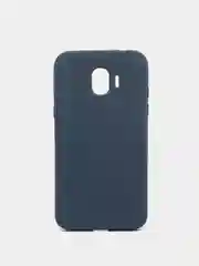 Синий меланж силиконовый матовый чехол для Samsung J2 18