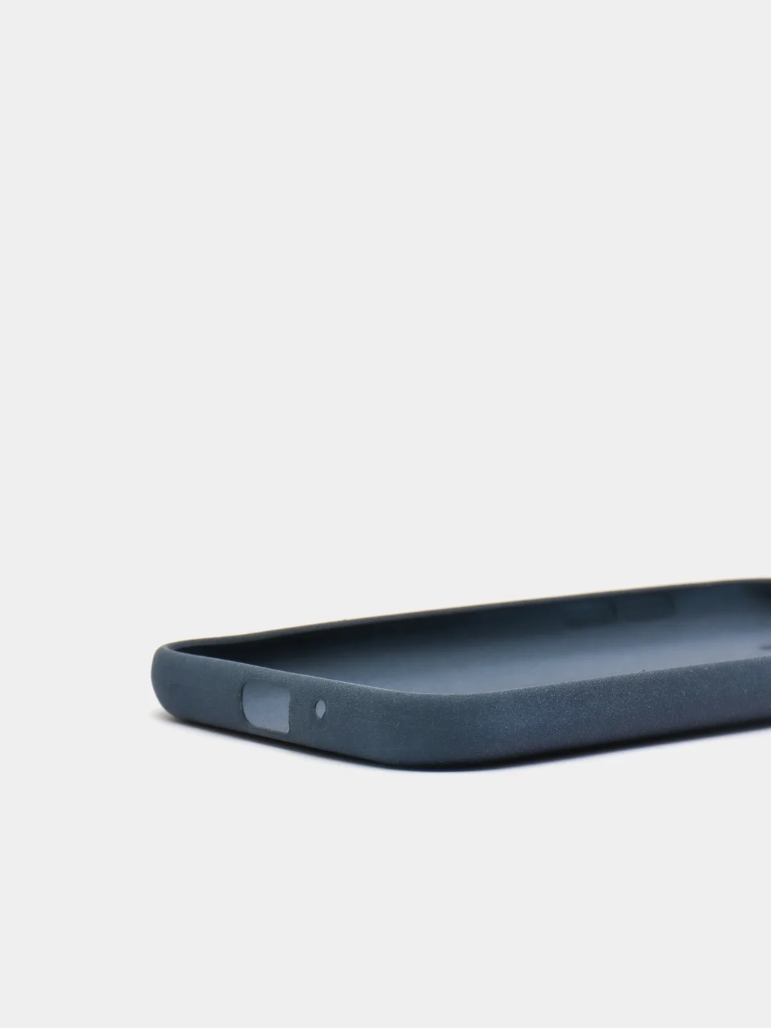 Синий меланж силиконовый матовый чехол для Samsung J2 18