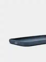 Синий меланж силиконовый матовый чехол для Samsung J2 18