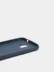 Синий меланж силиконовый матовый чехол для Samsung J2 18
