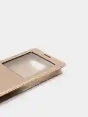 Золотой чехол-книга Samsung/Самсунг А5(А500)/А3 2016(А310)/а5 2016(А510)/а7 2016(А710)g355 с окном
