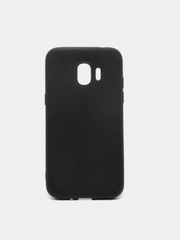 Силиконовый ультратонкий черный чехол Samsung j2 18