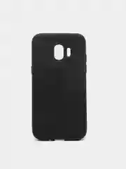 Черный силиконовый ультратонкий черный чехол Samsung j2 18