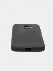 Прозрачный силиконовый ультратонкий черный чехол Samsung j2 18