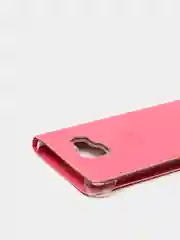 Розовый чехол-книга Samsung/Самсунг А5(А500)/А3 2016(А310)/а5 2016(А510)/а7 2016(А710)g355 с окном