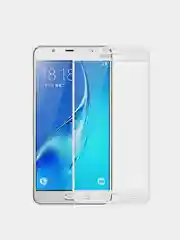 Белый защитное стекло Samsung J5 Prime