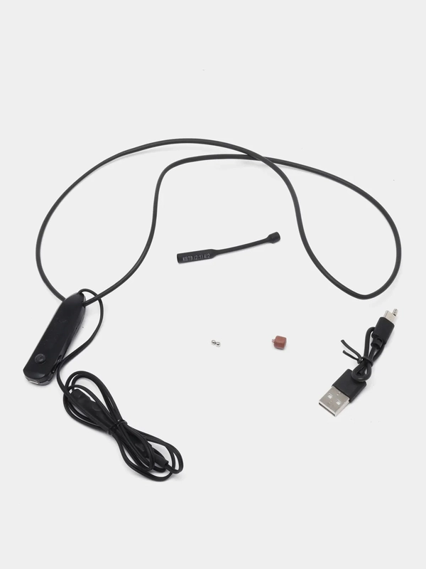 Микронаушник Bluetooth Магнитный с кнопкой-пищалкой и безопасным динамиком