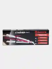 Черный выпрямитель для волос Sakura SA-4520BP, 3 в 1, 45 Вт