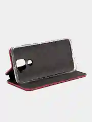 Красный чехол-книжка Xiaomi Redmi Note 9