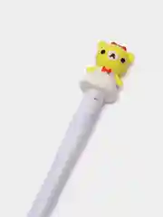 Желтый гелевая светящаяся ручка