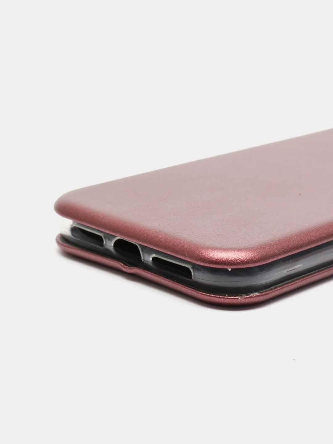 Пурпурный чехол книжка на Apple iPhone XR