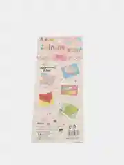 Голубой яркие неоновые наклейки, 9*17см и 10*15см