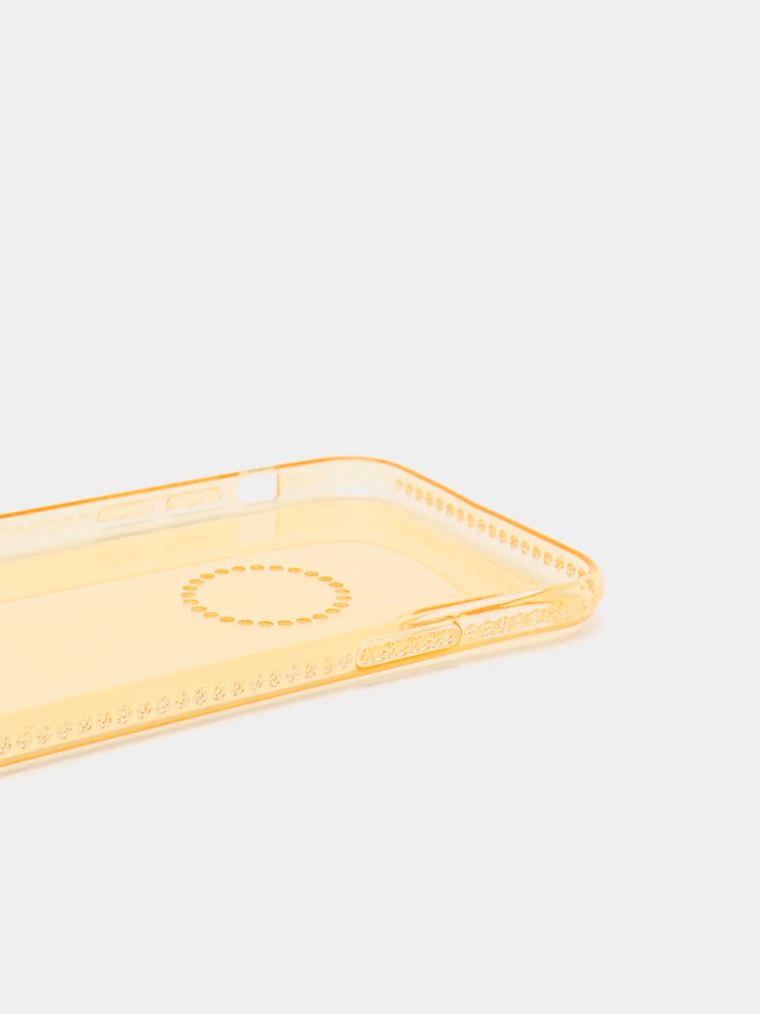 Желтый чехол для Apple iPhone X / Xs, прозрачный, силиконовый, со стразами