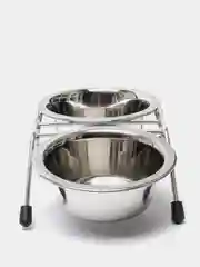 Подставка и миски Triol, 2 х 0.20 л