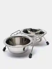 Подставка и миски Triol, 2 х 0.20 л