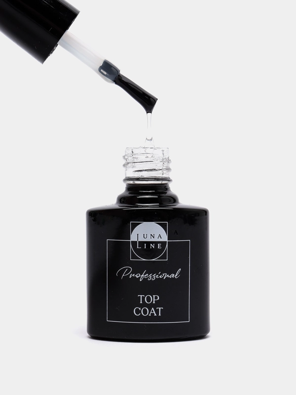 Завершающее покрытие для гель-лака, топ без липкого слоя  LUNA LINE Strong, 10 ml