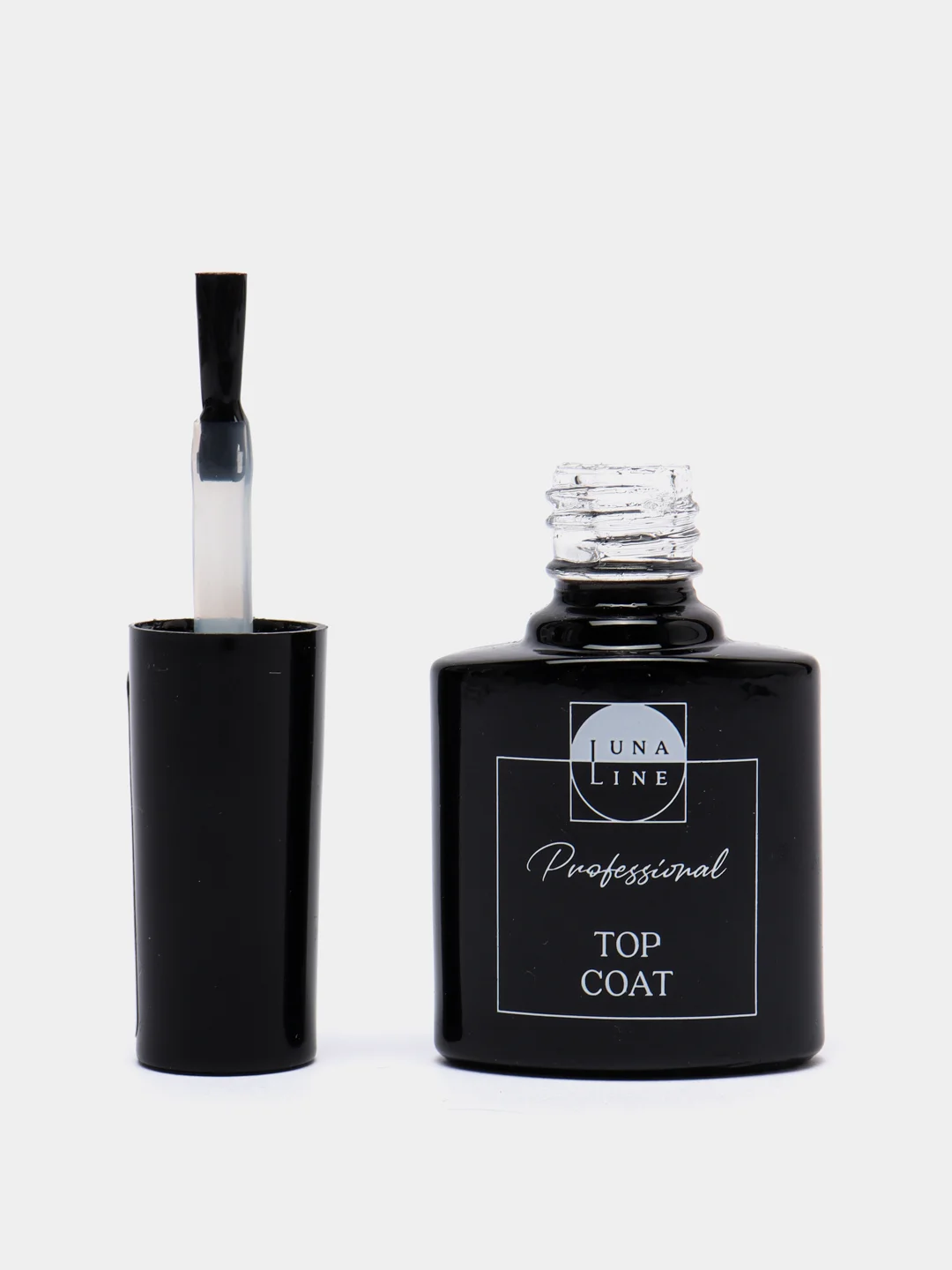Завершающее покрытие для гель-лака, топ без липкого слоя  LUNA LINE Strong, 10 ml