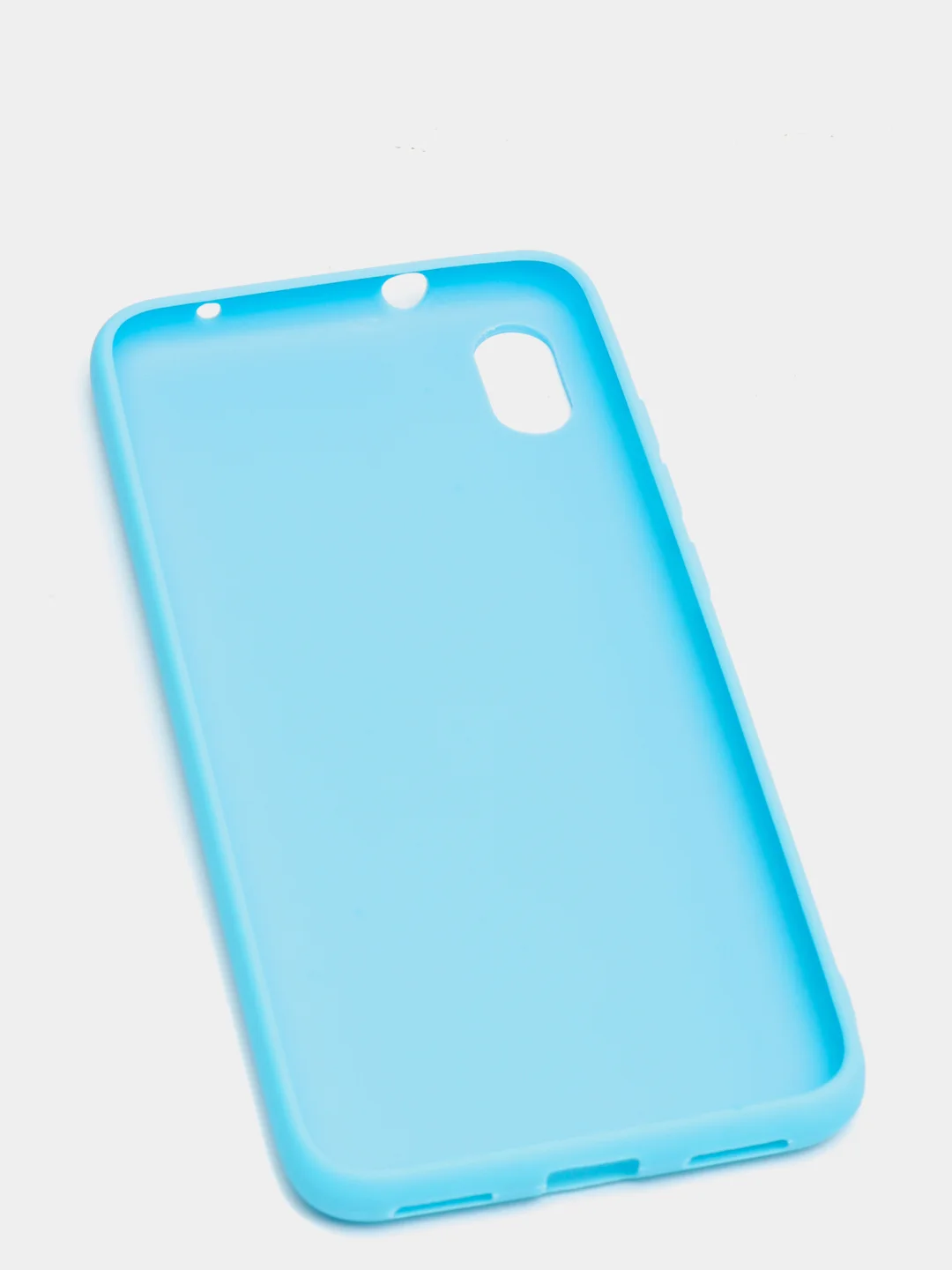 Голубой чехол Xiaomi Redmi 7A, силиконовый