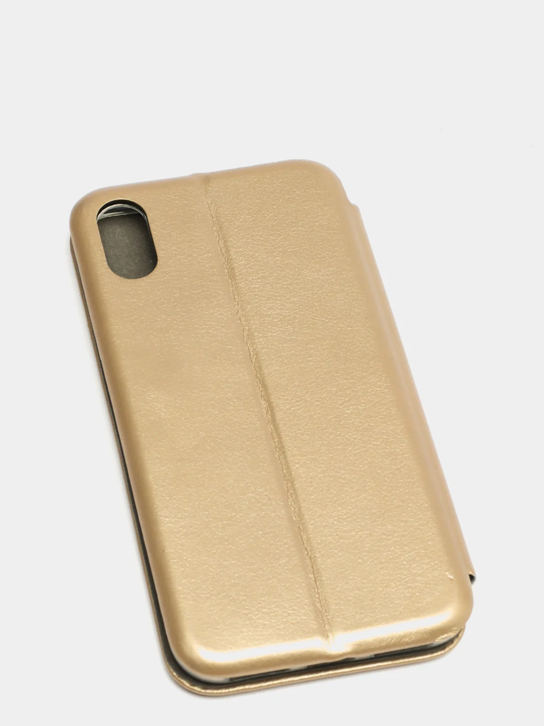 Золотой чехол книжка iPhone X, iPhone Xs