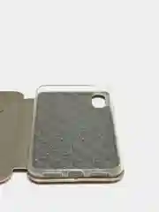 Золотой чехол книжка iPhone X, iPhone Xs