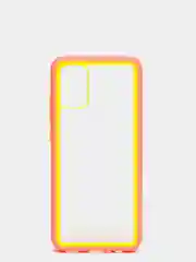 Розовый чехол противоударный для Samsung Galaxy A02S / A03S